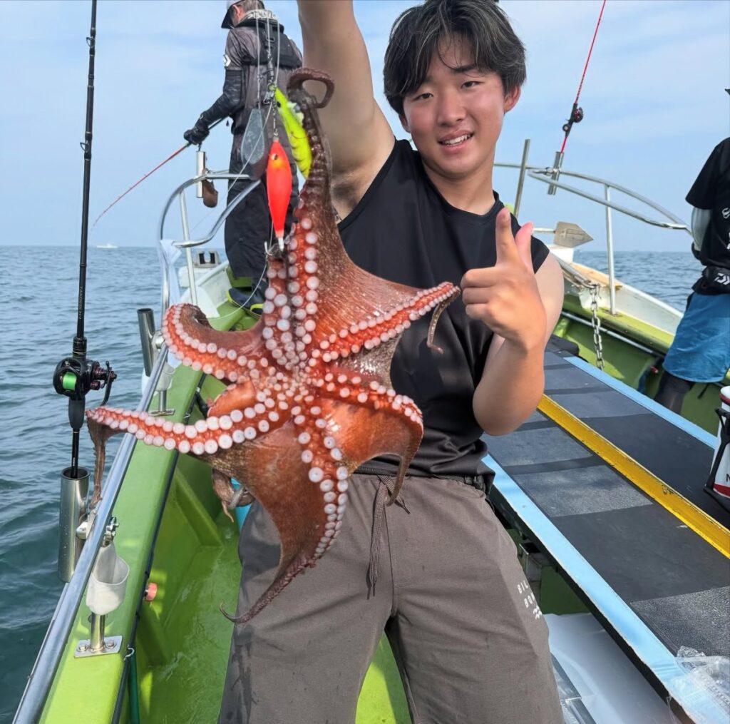 7月6日(日) 中潮 – 明石タコ釣り船 海神丸